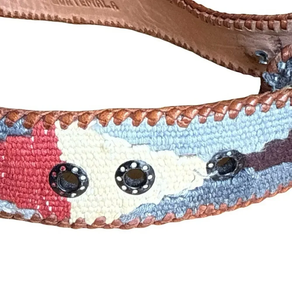 Leather Woven Aztec Western Cowboy Cowgirl 1.5